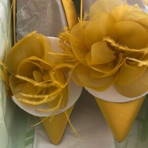 Sam Edelman Sunflower Satin Heels